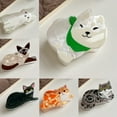 thumbnail image 3 of Delicate Dog Shape Hair Claw Ponytail Shopping Jaw Clip Female Headpieces, 3 of 21
