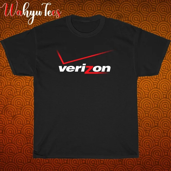 New Verizon Logo Black/Grey/Navy/White Size S-5XL Unisex T-Shirt