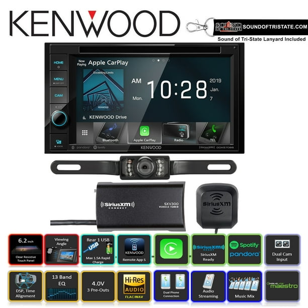 Kenwood Excelon DDX6906S 6.8" DVD Satellite Tuner & License Plate