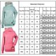 thumbnail image 2 of Sudadera de manga larga con capucha de cuello alto para mujer Afortunado Sencillez, 2 of 2