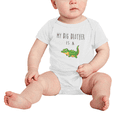 thumbnail image 2 of My Big Brother Is A Alligator Baby Clothing Infant Boy Girl, 2 of 5