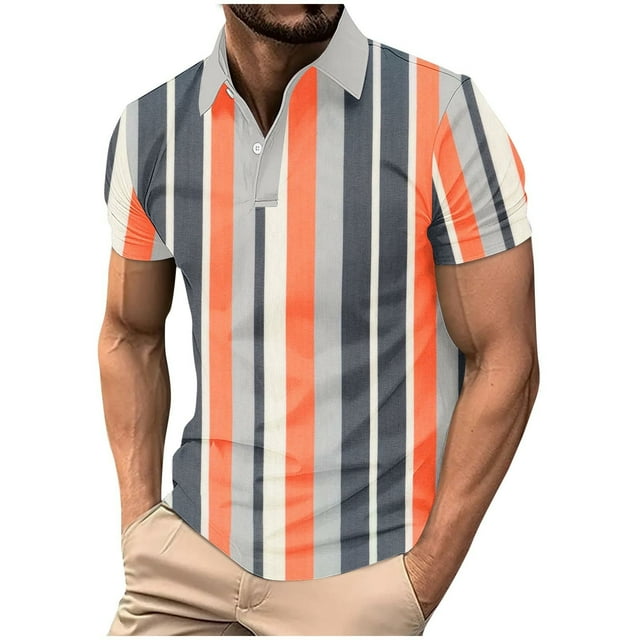 Mens Manga Corta Botón Abajo Camisas con Bolsillo Pulover Botón de Impresión de la Camisa de Solapa de Poliéster Cuello de Vuelta, Blusa Casual para Hombres