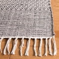 thumbnail image 3 of SAFAVIEH Montauk Karlene Geometric Striped Cotton Runner Rug, Ivory/Anthracite, 2'3" x 16', 3 of 5