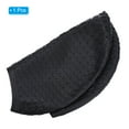 thumbnail image 3 of Uxcell Silicone Swim Caps Unisex Swimming Caps Bubble Textured Adult Swim Hats Black, 3 of 6