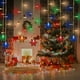 thumbnail image 4 of Guirnalda de luces navideñas con forma de copo de nieve y mando a distancia | 96 luces LED para decoración navideña | Decoración para fiestas de interior y exterior de 3,5 m con 8 modos, 4 of 7