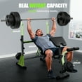 thumbnail image 2 of Flybird Standard Weight Bench with Preacher Curl, Leg Developer, Chest & Shoulder Rack, 2 of 7