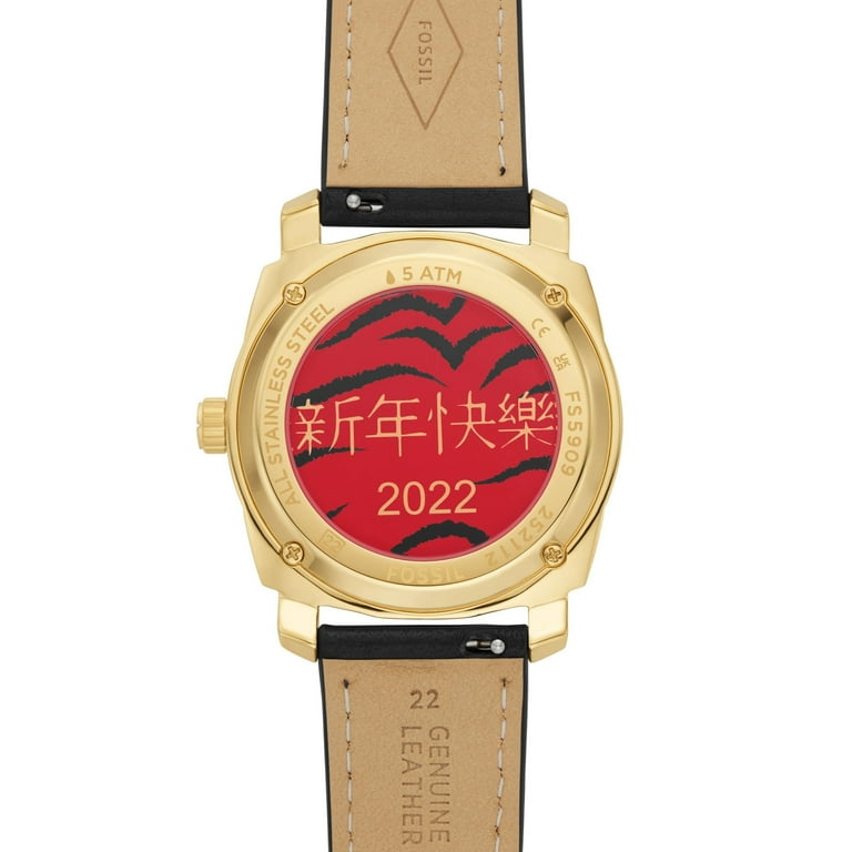 Fossil FS5909 Machine Tiger Red Gold - Walmart.com Fossil FS5909 Machine Tiger Red Gold - Walmart.com