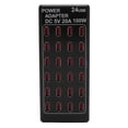 thumbnail image 1 of Desktop USB Fast Charger, Heat Dissipation 100W USB Charging Station 24 Port ABS  for Tablets EU Plug,UK Plug,US Plug,AU Plug, 1 of 7