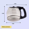 thumbnail image 4 of Jarra de Repuesto para Cafetera Oster de 12 Tazas Genérica Jarras 12 tazas, 4 of 6