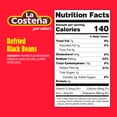 thumbnail image 2 of (12 pack) La Costeña Canned Refried Black Beans, 20.5 oz, 2 of 8
