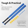 thumbnail image 4 of Baseball Bat Set Include 2 Plastic Baseball Bat 32 Inch & 6 Plastic Balls，Indoor Outdoor for Baseball Softball Batting Practice Kids Youth Adult, 4 of 7