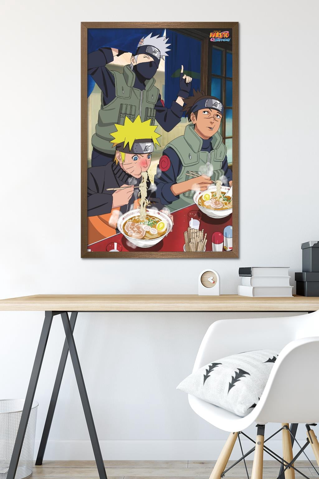 Naruto - Food Wall Poster, 22.375" x 34", Framed