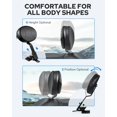 thumbnail image 3 of Benlari Respaldo ajustable para el conductor Respaldo para el conductor Respaldo enchufable compatible para Harley Davidson Touring Street Glide Road Glide Road King Electra Glide 1997-2024 2023 2022, 3 of 5