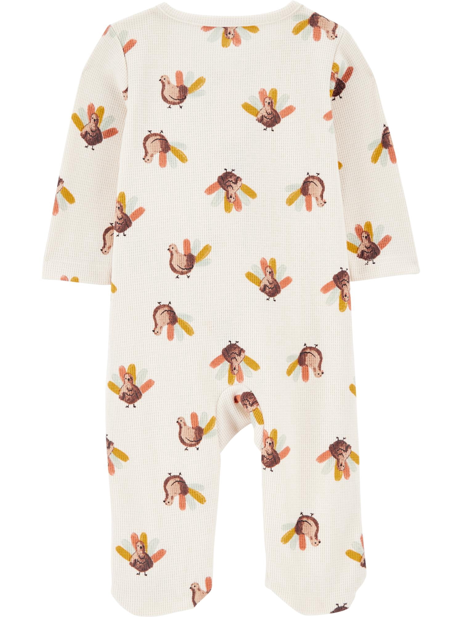 Carter's Child of Mine Baby Unisex Thanksgiving Sleep 'n Play, Sizes Preemie-6/9 Months