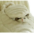 thumbnail image 4 of Cozy Cat Bed for Indoor Cats - Design for Deep Sleep and Relaxation - Warm Pet Bed for Winter - Stylish Minimalist Animal, 4 of 6