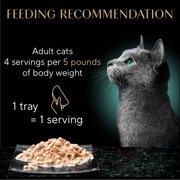 Sheba Bistro Perfect Portions Adult Wet Cat Food, Chicken Alfredo Sauce, 2.6 oz Twin-Pack