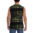 thumbnail image 4 of Haiem Men's American Flag Camo Print Tank Tops Summer Sleeveless Cut Off Workout T-Shirts Fitness Vest Athletic Undershirts-3X-Large, 4 of 8