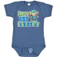 thumbnail image 3 of Inktastic Happy 1st Fathers Day with Monkey in Blue Boys Baby Bodysuit, 3 of 5