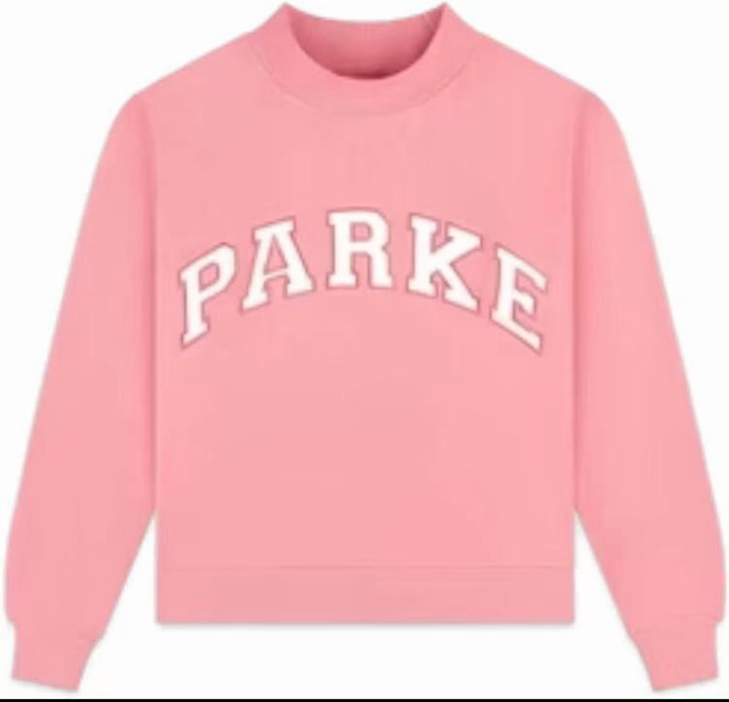 PARKE Unisex Printed Casual Crew Neck Hooded Sweatshirt