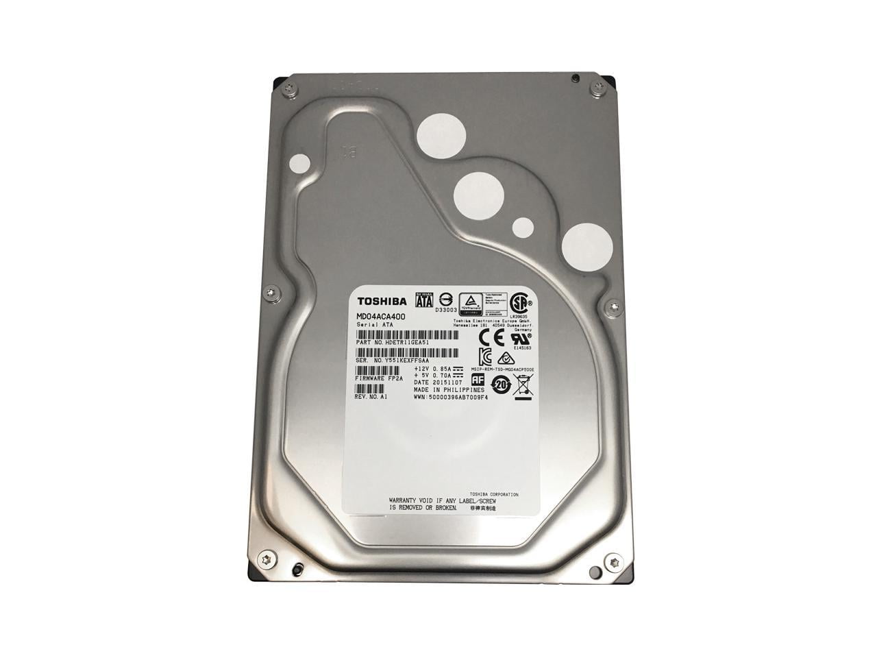 東芝 TOSHIBA MD04ACA400（3.5インチ HDD 4TB） Amazon | 東芝 内蔵HDD 3.5インチ 4TB PCモデル MD04ACA400-2YW