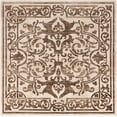 thumbnail image 2 of Rugs.com Hermitage Collection Rug – 10 Ft Square Chocolate Brown Medium Rug Perfect For Living Rooms, Kitchens, Entryways, 2 of 9