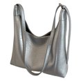 thumbnail image 1 of Bolso cruzado de moda de Color liso, bolso elegante de cuero de PU para axila con correa ajustable, bolso Hobo para uso diario para mujer, 1 of 5