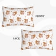 thumbnail image 2 of Fuzoiu Squirrel Giving A Gift Print Fuzzy Pillowcases, Super Soft Pillow Case Cover with Zipper for Bedroom, Sofa, Couch,Cozy Pillow Shams for All Seasons-14"x20", 2 of 6