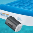 thumbnail image 2 of Mistaha Portable Electric Air Pump with LED Light and Multiple Nozzles - Black, Inflation & Deflation, Long Battery Life, High Pressure, Compact Design, 2 of 7