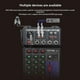 thumbnail image 2 of A3 Mezclador de Audio para Coche de 2 Hz A 76 KHz, Mesa de Mezclas para DJ, Tarjeta de Sonido, Ecualizador de 4 Bandas, Reverberador Profesional para Coche., 2 of 5