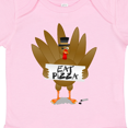 thumbnail image 4 of Inktastic Turkey holding a sign says Eat Pizza Boys or Girls Baby Bodysuit, 4 of 5