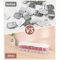 thumbnail image 2 of Artrylin Daily Contact Lens Dispenser and Organizer, Daily Contact Lens Organizer, Daily Contact Lenses Organizer with Lid, Daily Classified Storage (White), 2 of 7