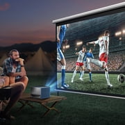 Hisense C1 Trichroma Laser 4K UHD Mini Projector with Dolby Vision, Dolby Atmos, 1,600 Lumen Brightness