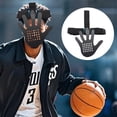 thumbnail image 6 of tasrioml Basketball Face Guard 3D Eye-Blocking Shoot Dribble Training Face Shield with Headband Shooter Jump Shot Basketball Defensive Masque, 6 of 7