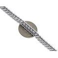 thumbnail image 5 of Real 10K White Gold 3D Hollow Franco Box Link Chain 5.50mm Necklace 28 Inches, 5 of 6