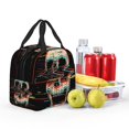 thumbnail image 5 of Pofeuu Glitch Screaming Skull Print Lunch Bag Lunch Box Insulated Lunch Bag Adult Lunch Box for Men and Women, 5 of 8