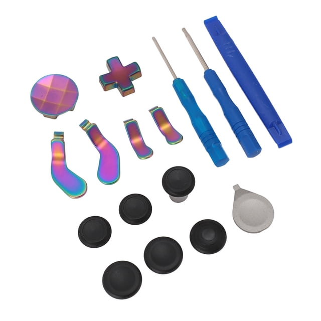 Metal D Pads Paddles, Paddles Controller Thumbstick Mod 6 Swap Joysticks 13 en 1 Color Deslumbrante Para La Serie Elite 2