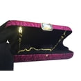 thumbnail image 2 of Chicastic Sparkle Hard Box Wedding Evening Clutch Purse With Rhinestone Closure - Fuchsia Pink, 2 of 2