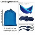 thumbnail image 1 of Innens Outdoor Single Camping Hammock Ultra Light Portable Parachute Hammock W/2 Straps, 1 of 5
