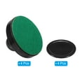thumbnail image 3 of Uxcell 96mm Air Hockey Pushers Black with Pads and 4Pcs Air Hockey Pucks, Handles Paddles Replacement Accessories, 3 of 6