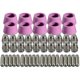 thumbnail image 1 of Plasma Cutter Consumables Kit 50pcs Electrode Nozzle Cups for AG-60 SG-55 WSD-60, 1 of 5