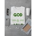 thumbnail image 2 of God Is Able, Faith Comes First T-Shirt Mens -Smartprints Designs, Male Regular Fit, 2 of 4