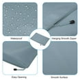 thumbnail image 4 of Unique Bargains Waterproof Zipper File Bags, A4 Document Holders for Office, Gray 3 Pack, 4 of 6