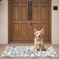 thumbnail image 4 of Gray Pioneer Flower Pattern Door Rugs,Washable Non Slip Door Mats Indoor,Decorative Door Mats,Entry Mat Indoor for Entrance,Bedroom,Kitchen,Bathroom,16"x47", 4 of 6