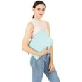 thumbnail image 5 of Mosiso 13.3 inch Laptop Sleeve for MacBook Pro 14 inch M4 M3 M2 M1 Lenovo Dell HP Asus Acer, Protective Neoprene Notebook Bag with Small Case, Mint Green, 5 of 8