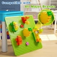 thumbnail image 2 of Juego de mesa Activity Play burgkidz con almacenamiento y 128 bloques, color azul, 2 of 9