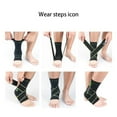thumbnail image 4 of Yuarrent Tobillera deportiva de silicona de nailon, fijación transpirable, correa desmontable antideslizante, protector de soporte de Escalada, 4 of 6