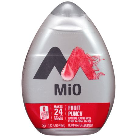 (12 Pack) MiO Fruit Punch Liquid Water Enhancer, 1.62 fl oz (Best Fruit To Flavor Water)