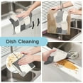 thumbnail image 2 of Yayeee 6 Pack Kitchen Dish Cloths Set for Washing Soft Drying Absorbent Microfiber Towels, Gray Cute Cats, 2 of 9