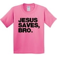 thumbnail image 3 of Inktastic Jesus Saves, Bro. Youth T-Shirt, 3 of 5