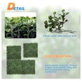 thumbnail image 3 of 20"x20"-10PC Artificial Greenery Boxwood Panels Grass , Faux Privacy Fence Screens Backdrop Fake Hedge for Indoor Outdoor Wedding Décor, Dark Milan Boxwood Panel, 3 of 5